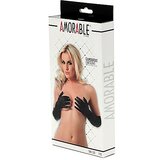 AMORABLE Črne dolge rokavice rimba odeje edinstvene velikosti, (21086858) | Shoptok.si