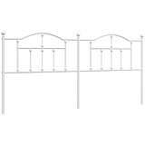  Metalno zamjensko uzglavlje bijelo 200 cm Crna | Shoptok.si