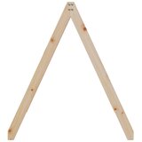 Krov za dječji krevet 209 x 85,5 x 88 cm od masivne borovine | shoptok.hr