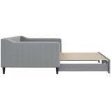  Dnevni krevet na razvlačenje svjetlosivi 100x200 cm od tkanine | shoptok.hr