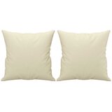  2-dijelni set sofa s jastucima krem od umjetne kože | shoptok.hr