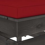  Modularna srednja sofa s jastucima od sivo impregniranog drva | shoptok.hr