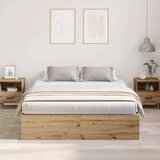  Okvir kreveta za pohranu Artisan hrast 150x200 cm | shoptok.hr