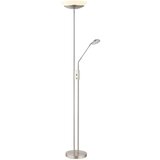 Globo LED stajaća svjetiljka Ganina (18,5 W, Visina: 1.800 mm, Srebrna, Topla bijela) | shoptok.hr