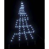 vidaXL LED božično drevesce med 112 LED Hladno bela 511 cm Kovina | Shoptok.si