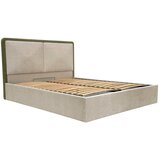Bobochic Paris Zeleni/bež podstavljeni bračni krevet s prostorom za odlaganje s podnicom 180x200 cm Mara – | shoptok.hr