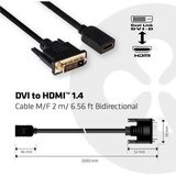 Club3d DVI Adapter [1x Muški konektor DVI-D - 1x Ženski konektor HDMI] Crna Cijene