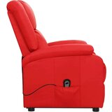 Fotelja na podizanje od umjetne kože crvena | shoptok.hr