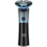 INF Večnamenski vrtljivi lebdeči magnetni električni brivnik s tremi rezili Blue, (21278619) | Shoptok.si