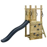 Swing King Otroški igralni stolp Irma (Do x Š x V: 235 x 70 x 175 cm, Antracit tobogan) | Shoptok.si