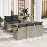  Sjedeća garnitura za vrt 6 pcs Svijetlo siva i tamno siva | shoptok.hr