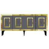 Hanah home karya - anthracite, gold anthracitegold console | ePonuda.com