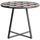 Kave Home Okrugao vrtni stol s keramičkom daskom &amp;oslash; 90 cm Tella &amp;ndash; Slike