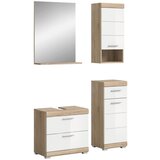 MID.YOU Kopalnica Lambada, Barva Hrasta, Bela, 4-Delna | Shoptok.si