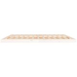  Okvir za krevet bijela 200 x 200 cm od masivne borovine | shoptok.hr