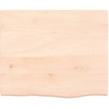  Zidna polica 60x50x(2-4) cm neobrađena masivna hrastovina | shoptok.hr