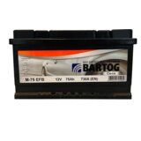  Akumulator Bartog M-75 EFB 75Ah D+ 730A(EN) 310x175x175 Cene