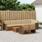  Setovi sofa Čvrsto drvo akacije | shoptok.hr