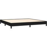  Posteljni okvir črn 200x200 cm blago, (20684997) | Shoptok.si