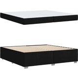  Konstrukcija postelje Črna 200 x 200 cm blago | Shoptok.si