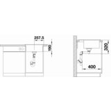 Blanco 525871 DALAGO 5 sudoper, 445x350x190mm, crn | shoptok.hr