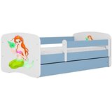 HAPPYKIDS Dječji krevet Dreamy mala sirena 180x80 bez madraca s ladicom Plava | shoptok.hr