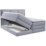 MID.YOU POSTELJA BOXSPRING 200 cm x 220 cm , tekstil siva | Shoptok.si