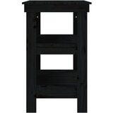 Delovna miza črna 78,5x50x80 cm trdna borovina, (20751413) | Shoptok.si