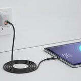 3mk Hyper kabel N-SERIES USB-C v USB-C 1m 100W črn | Shoptok.si