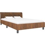  Posteljni okvir rjav iz umetnega semiš usnja 140x200 cm, (20647242) | Shoptok.si