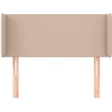  Uzglavlje s ušima boja cappuccina 93x16x78/88 cm umjetna koža | shoptok.hr