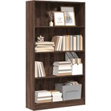 vidaXL Regal za knjige boja hrasta 80x24x143 cm konstruirano drvo Cijene