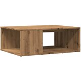 Maison Chic Klubska mizica - kavna mizica - Nizka mizica artisan hrast 90x67x33 cm inženirski les, (21753609) Cene