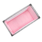 Momi prenosivi krevetac belove pink 1 nivo