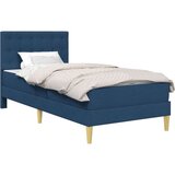  Okvir kreveta s madracem s uzglavljem Plava 80 x 200 cm tkanina - Plava 80 x 200 cm | shoptok.hr