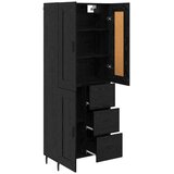  Highboard 2 kom. Crni hrast 69,5 x 34 x 180 cm | shoptok.hr