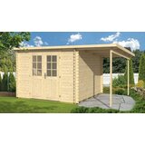 Male kuće Drvena vrtna kućica GLORIA A + SD150 290 × 200 cm – bez završnog krovnog pokrova | shoptok.hr
