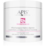 Apis Natural Cosmetics eksfoliation - tropical relax - anti-age maska sa algama, jasminom, orhidejom i cvetnim laticama 250 g Cene