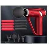  Baterija od 30w. pištolj za masažu tijela lcd 4 glave usb crveni | shoptok.hr