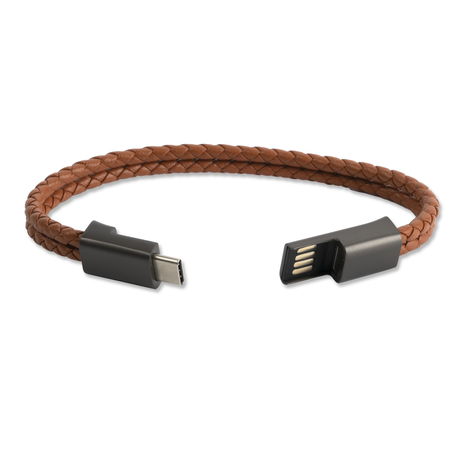 4SMARTS USB Tip-C polnilna zapestnica - rjava ( velikost L ) | Shoptok.si