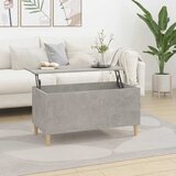  Stolić za kavu siva boja betona 90x44,5x45 cm konstruirano drvo | shoptok.hr