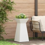 vidaXL Stožčasto stojalo za rastline Belo Plastika 35 x 35 x 73 cm Cene