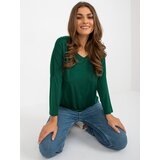 RELEVANCE Blouse-RV-BZ-7663.05-dark green Cene