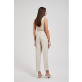 Moodo Women's cigarette pants - light beige | ePonuda.com