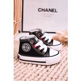 Kesi Children's High Sneakers With A Zipper BIG STAR HH374188 Black crna | bela | narandžasta | ružičasta | ePonuda.com