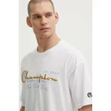 Champion Bombažna kratka majica moška, bela barva, 219998