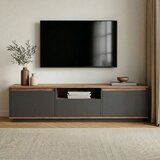 Kalune Design Antracitno siva TV komoda 160x42x30 cm Sentinel – | shoptok.hr
