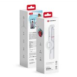 forcell F-GRIP MagSelfie S100M selfie stick z brezžičnim daljinskim upravljalnikom – bel | Shoptok.si