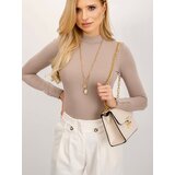 RUE PARIS Blouse-RV-BZ-5211.07X-dark beige | Shoptok.si
