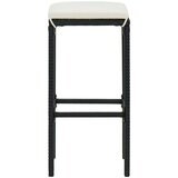  5-dijelni vrtni barski set s jastucima crni | shoptok.hr